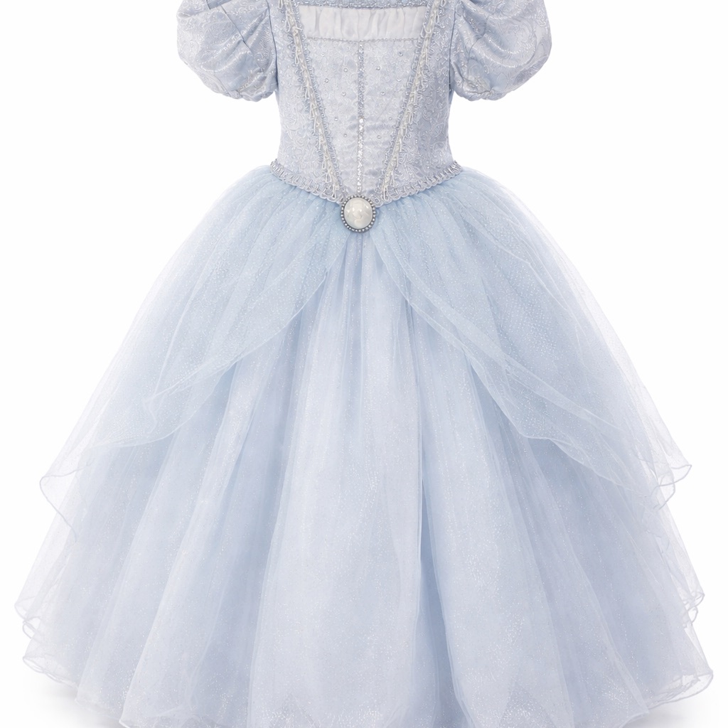 Elegant Blue Vintage Disney Cinderella For Kids